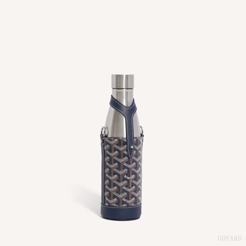 Goyard Yonne MM Case & Flask Accessories Marineblå Blå | GY-LOM0053