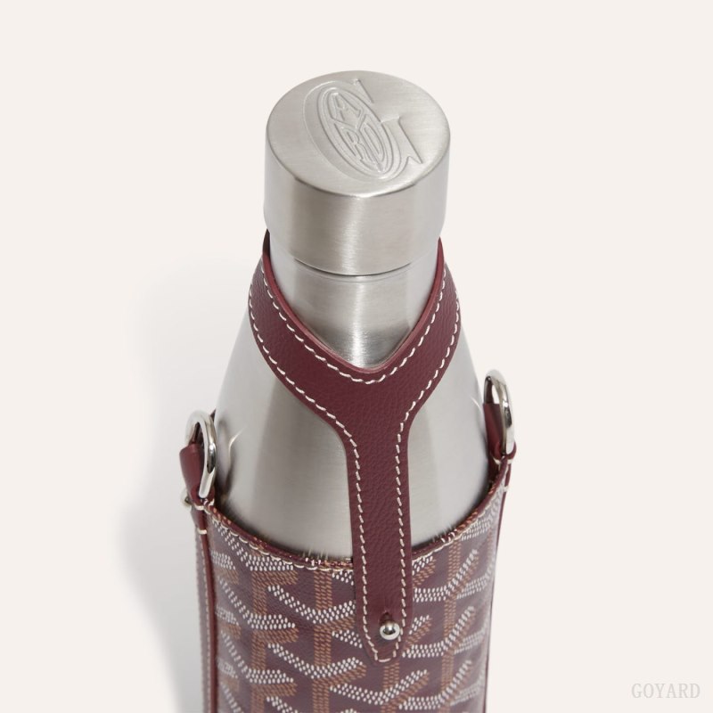 Goyard Yonne MM Case & Flask Accessories Burgunder | GY-BDO6140