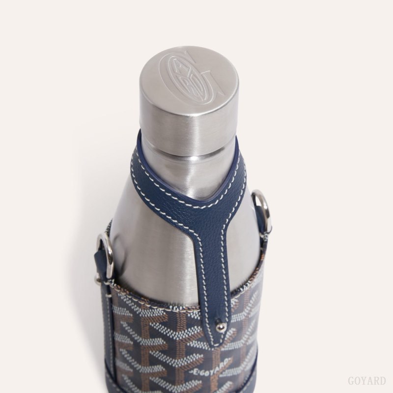 Goyard Yonne PM Case & Flask Accessories Marineblå Blå | GY-VYU4699