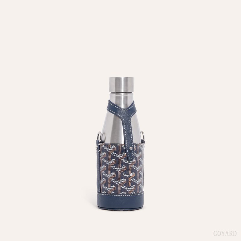 Goyard Yonne PM Case & Flask Accessories Marineblå Blå | GY-VYU4699