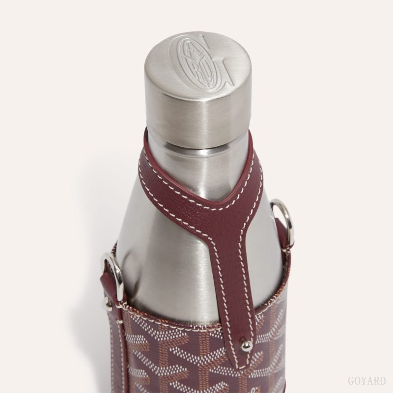 Goyard Yonne PM Case & Flask Accessories Burgunder | GY-IWY8542